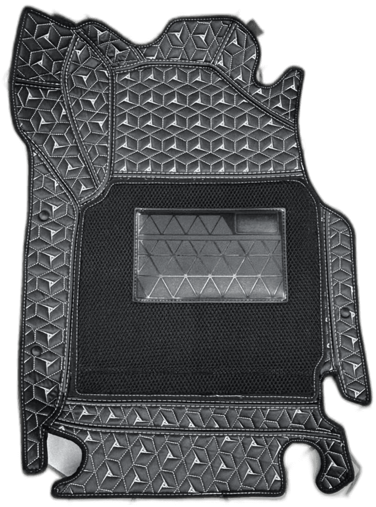AM 7D Luxury Driver Side Car Floor Mat - Black
