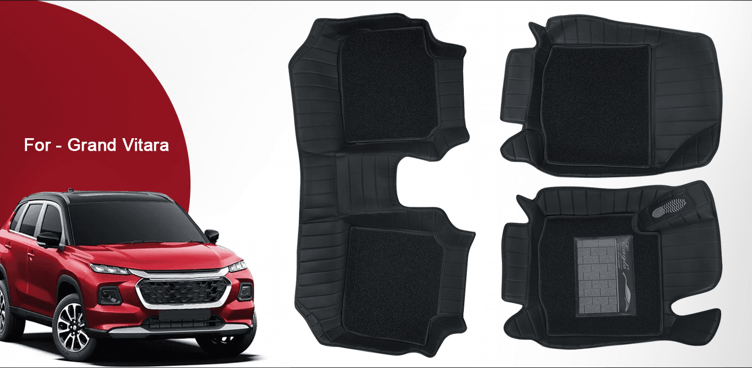 Premium 9D Car Floor Mats for Grand Vitara