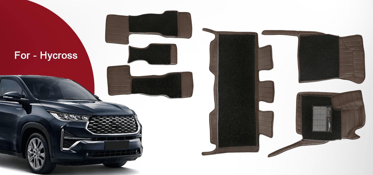 Premium 9D Car Floor Mats for Hycross