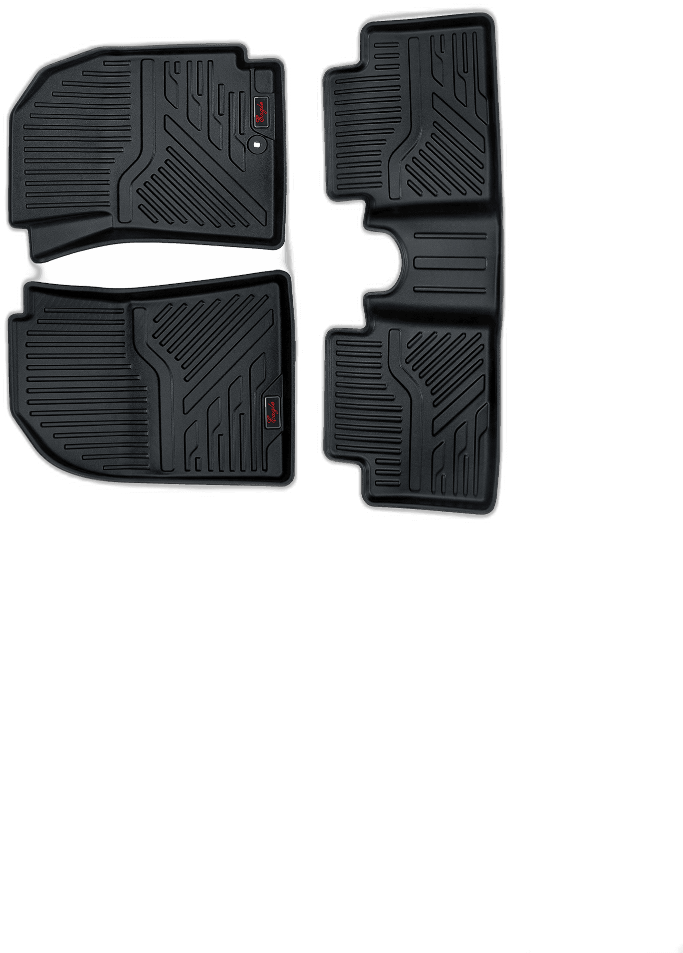EG Automobiles Life Long Car Mats for I-10 Grand Nios - Set of 3 Pieces, Black