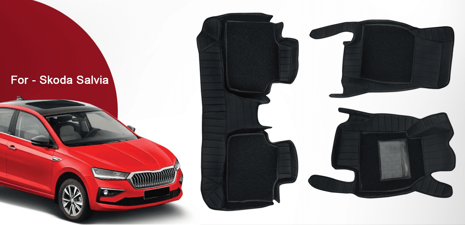Premium 9D Car Floor Mats for Skoda Salvia
