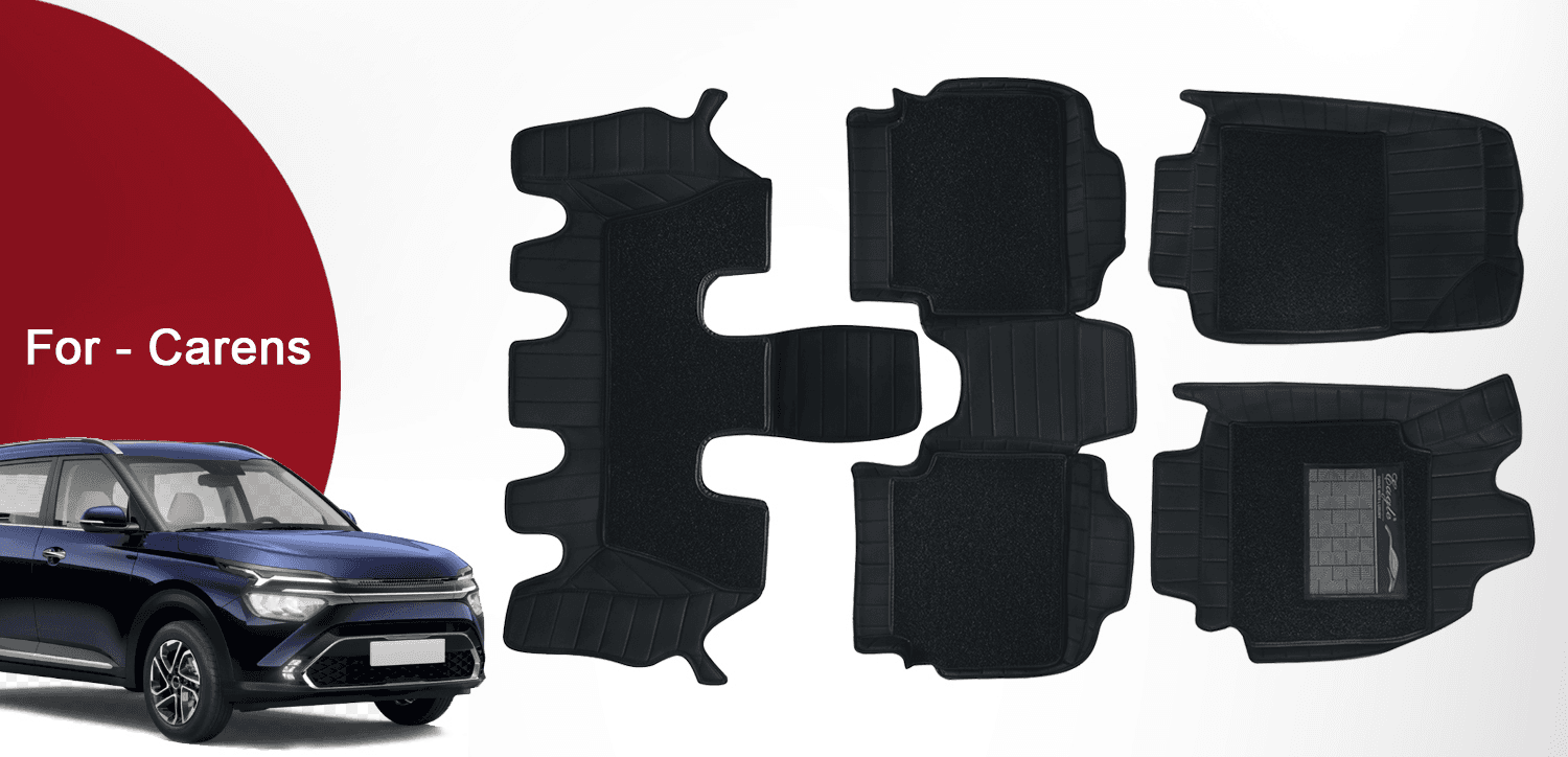 Premium 9D Car Floor Mats for Carens - Durable, Stain-Resistant, Custom Fit