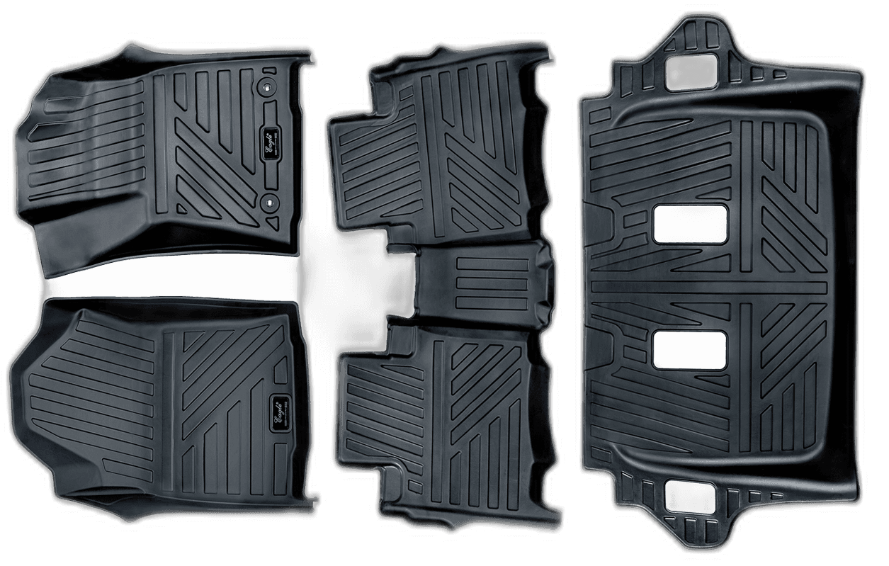 EG Automobiles Life Long Car Mats for Crysta Automatic - Set of 3 Pieces
